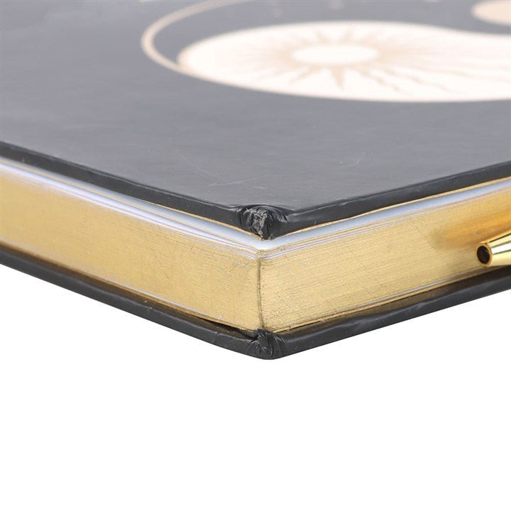 Yin Yang Journal with Black Obsidian Pen | Inspired Creative Gifts | UK Supplier
