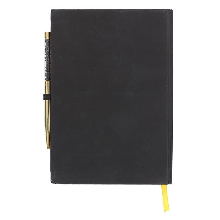 Yin Yang Journal with Black Obsidian Pen | Inspired Creative Gifts | UK Supplier