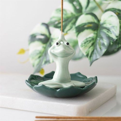 Yoga Frog Incense Stick Holder | Inspired Creative Gifts | UK Supplier