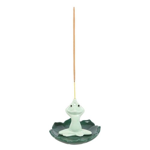 Yoga Frog Incense Stick Holder | Inspired Creative Gifts | UK Supplier
