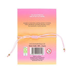 You Are Loved Rose Quartz Crystal Heart Bracelet | Inspired Creative Gifts | UK Supplier