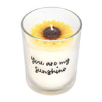 You Are My Sunshine Candle with 3D Sunflower | Inspired Creative Gifts | UK Supplier