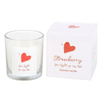 You Light Up My Life Strawberry Scented Candle | Inspired Creative Gifts | UK Supplier