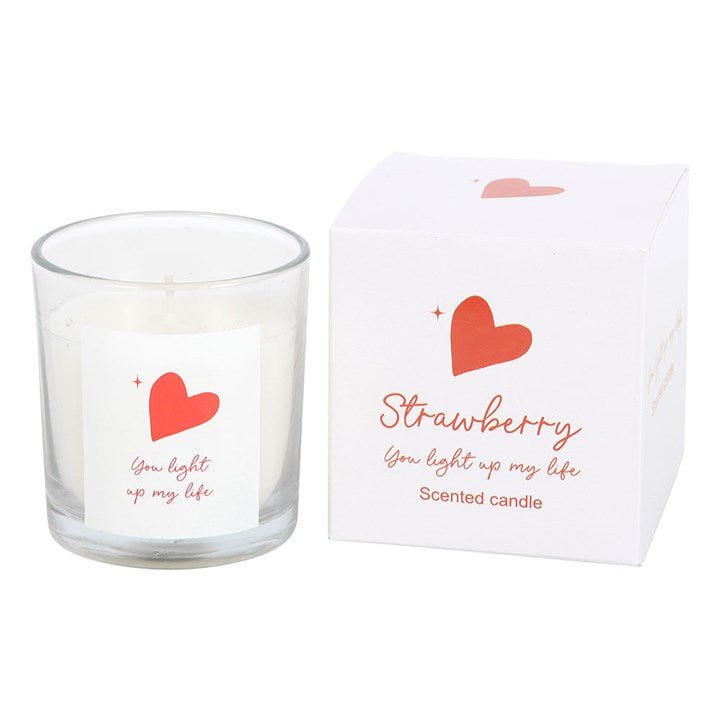 You Light Up My Life Strawberry Scented Candle | Inspired Creative Gifts | UK Supplier