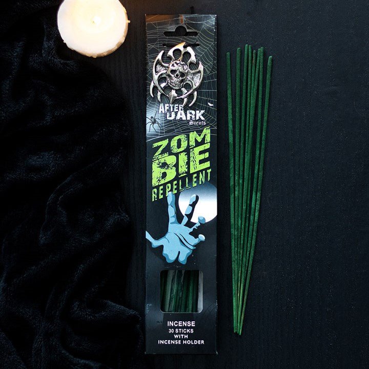 Zombie Repellent Incense Sticks with Holder | Inspired Creative Gifts | UK Supplier